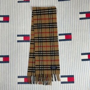 Burberry London Lambswool Plaid Nova check scarf